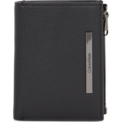 Malá pánská peněženka Calvin Klein Modern Bar Trifold 6Cc Detach K50K510886 Ck Black BAX