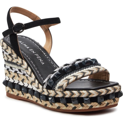 Espadrilky Alma En Pena V240951 Suede Black