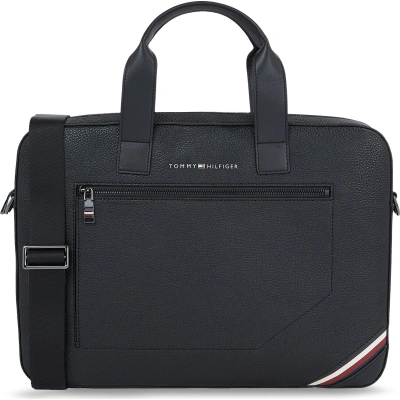 Brašna na notebook Tommy Hilfiger Th Central Slim Computer Bag AM0AM11579 Black BDS