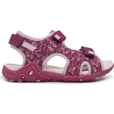 Sandály Geox J Sandal Whinberry G J35GRD0CE15CP8E8 S Dk Raspberry/Pink