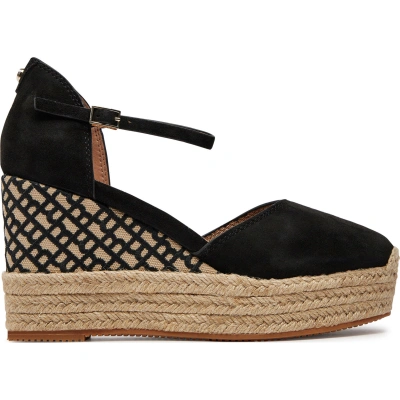 Espadrilky Boss Madeira Wedge Sdcveb 50516717 Black 001