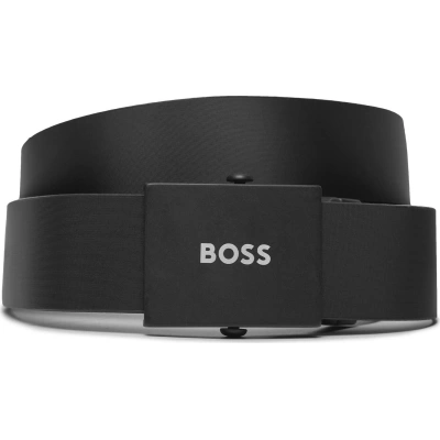 Pánský pásek Boss Icon-R Sr35 50513076 Black 001