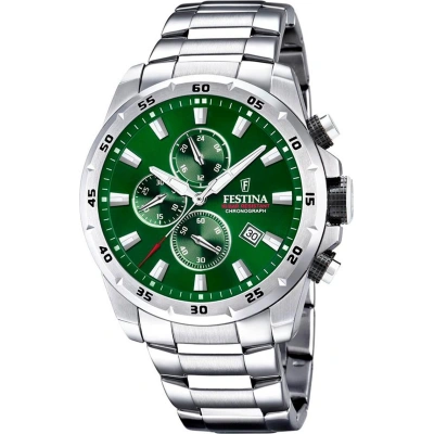 Hodinky Festina Chrono Sport 20463/3 Silver/Green