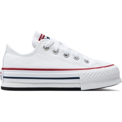 Plátěnky Converse Chuck Taylor All Star Eva Lift Canvas Platform 372862C White/Garnet/Navy