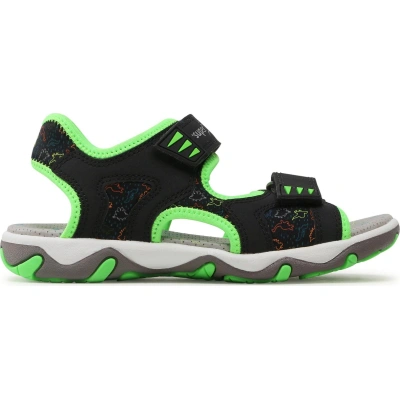 Sandály Superfit 1-009472-0000 D Black/Lightgreen