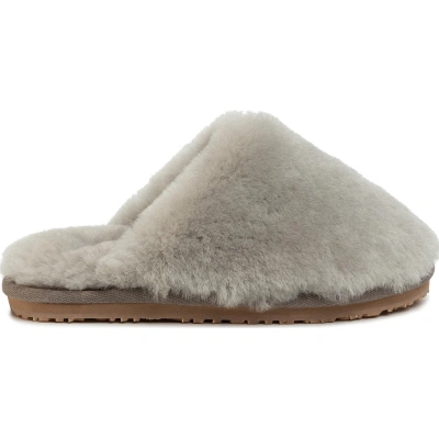 Bačkory Mou Closed Toe Sheepskin Slipper Light