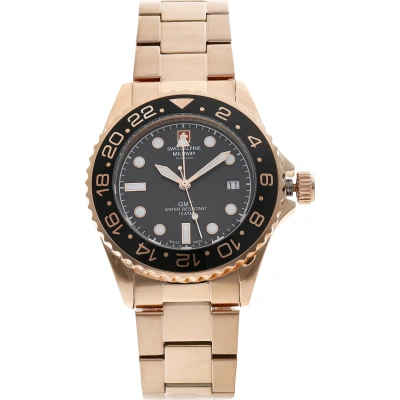 Hodinky Swiss Alpine Military 7052.1167 Gold/Black