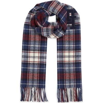 Šál Tommy Hilfiger Th Monogram Tartan Scarf AM0AM11984 Check 0MS