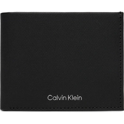 Velká pánská peněženka Calvin Klein Ck Must Bifold 6Cc W/Bill K50K511383 Ck Black Pique BEH