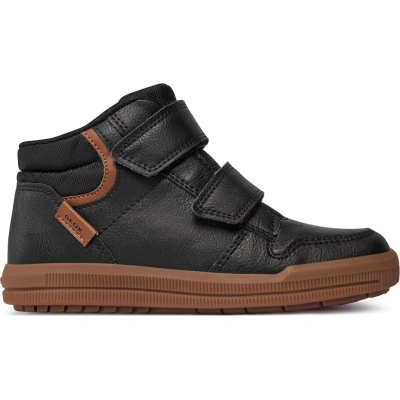 Sneakersy Geox J Arzach Boy J364AB 0MEFU C9209 S Black/Cognac