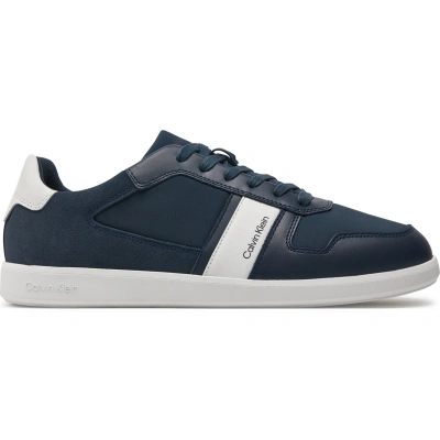 Sneakersy Calvin Klein Low Top Lace Up Mix Uk HM0HM00491 Calvin Navy DW4