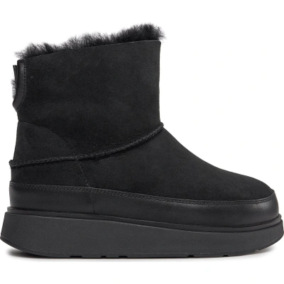 Sněhule FitFlop Gen-Ff Shearling GS6-090 All Black 090