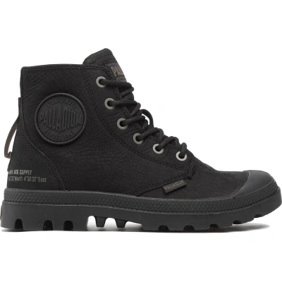 Turistická obuv Palladium Pampa Hi Supply Lth 77963-001-M Black/Black