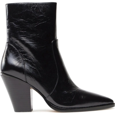 Polokozačky MICHAEL Michael Kors Dover Heeled Bootie 40F3DOHE5L Black