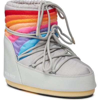 Sněhule Moon Boot Low Rainbow 14094300001 Glacier Grey 001