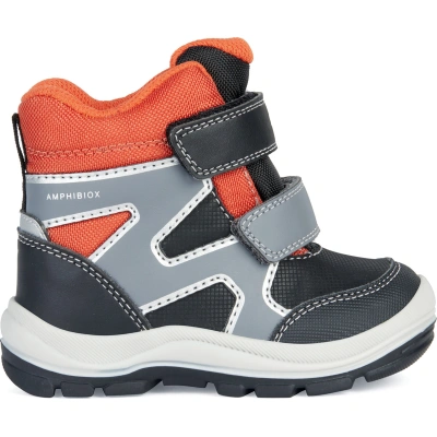 Sněhule Geox B Flanfil Boy B Abx B263VD 0CEFU C0038 M Black/Orange