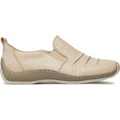 Polobotky Rieker L1789-60 Beige