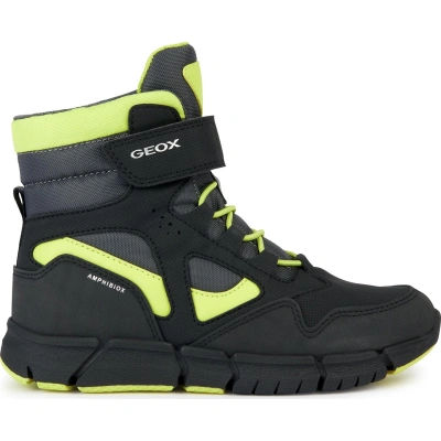 Sněhule Geox J Flexyper Boy B Abx J369XB 0CEFU C0802 S Black/Lime