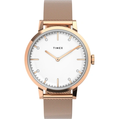 Hodinky Timex City TW2V37100 Rose Gold