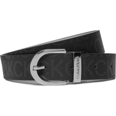 Dámský pásek Calvin Klein Ck Reversible Belt 3.0 Epi Mono K60K609981 Black Epi Mono/Dk Ecru 0GJ