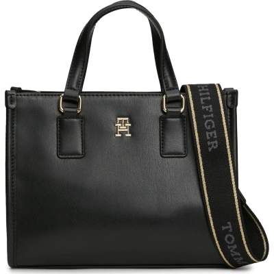 Kabelka Tommy Hilfiger Th Monotype Mini Tote AW0AW15977 Black BDS