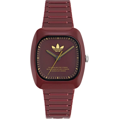 Hodinky adidas Originals Retro Wave OneAOSY24028 Burgundy