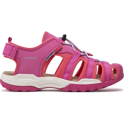 Sandály Geox J Borealis Girl J450WB 01450 C8N7Q D Fuchsia/Lt Coral