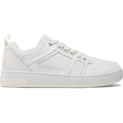 Sneakersy Calvin Klein Jeans Basket Cupsole R Lth-Tpu Insert YM0YM00575 White/Ivory 0K7