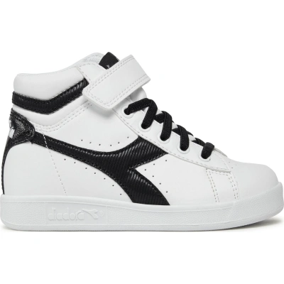 Sneakersy Diadora Game P High Girl PS 101.176726-C1880 White / White / Black