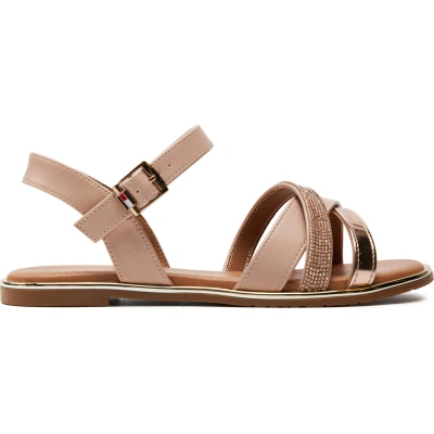 Sandály Tommy Hilfiger Flat Sandal T3A2-33252-0326 S Pink 302