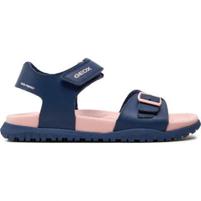 Sandály Geox J Sandal Fusbetto Gi J35HQA 000BC C0694 D Navy/Pink