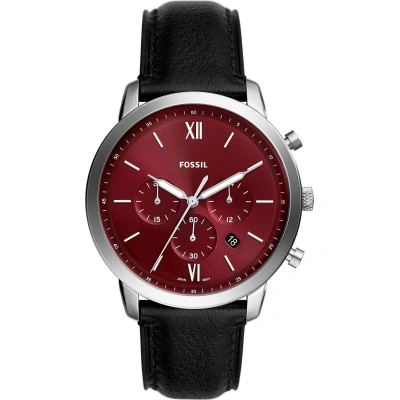 Hodinky Fossil Neutra Cheono FS6016 Burgundy/Black