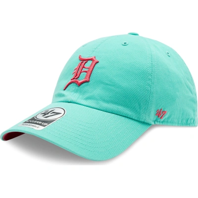 Kšiltovka 47 Brand MLB Detroit Tigers Double Under 47 CLEAN UP BCWS-DBLUN09GWS-TF84 Tiffany Blue