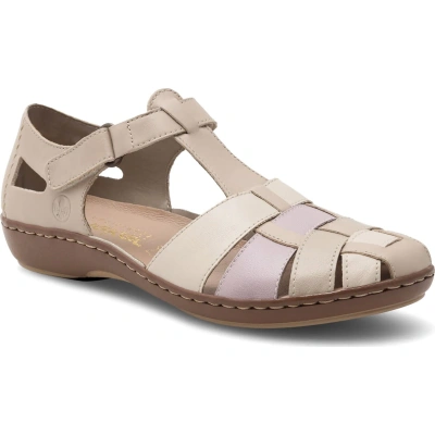 Sandály Rieker 45869-60 Beige