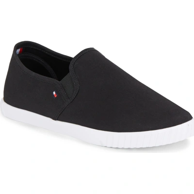 Tenisky Tommy Hilfiger Canvas Slip-On Sneaker FW0FW07806 Black BDS