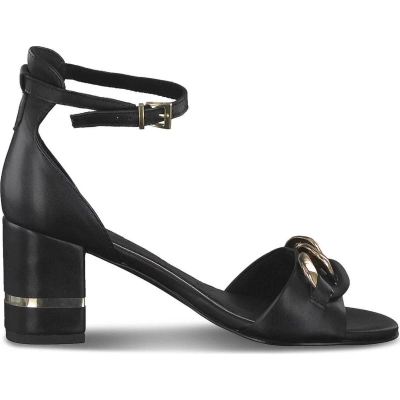 Sandály Marco Tozzi 2-28306-20 Black/Gold 085