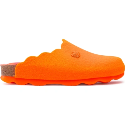 Bačkory Genuins Candy G104659 Fawx Sheepskin Orange Vitamin