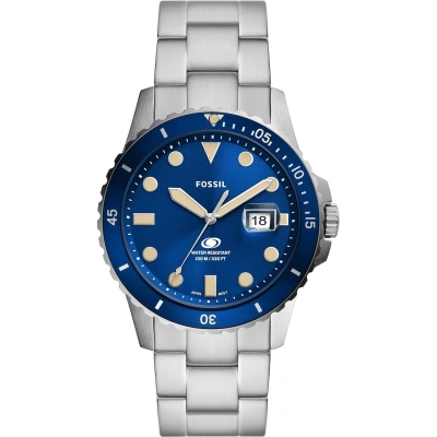 Hodinky Fossil Blue FS5949 Blue/Silver