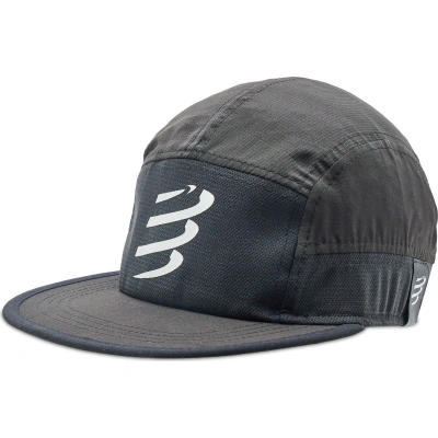 Kšiltovka Compressport 5 Panel Light Cap CU00097B Black 990