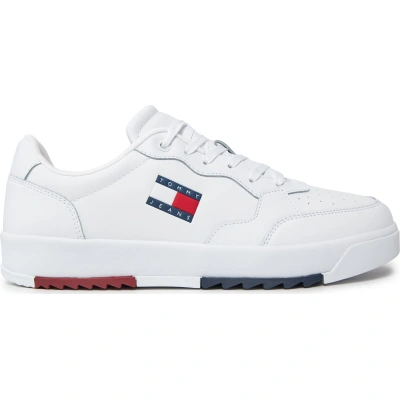 Sneakersy Tommy Jeans Retro Ess EM0EM01397 White YBS