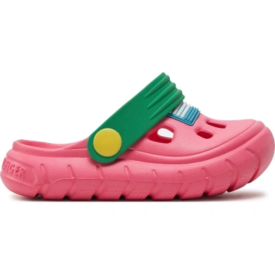 Sandály Tommy Hilfiger Comfy Sandal T3A2-33291-0083 M Fuxia/Green A577