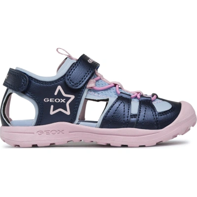 Sandály Geox J Vaniett Girl J256AB0AJ15C0694 S Navy/Pink