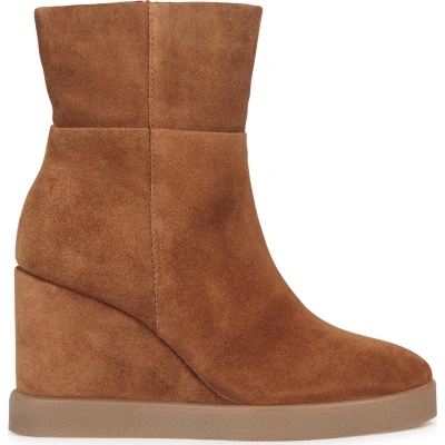 Polokozačky Geox D Elidea Wedge D36VQB 00022 CD500 Dk Camel