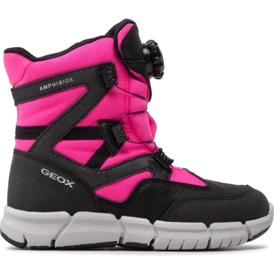 Sněhule Geox J Flexyper G.B Abx D J26APD 054FU C9B8L S Black/Fluo Fuchsia