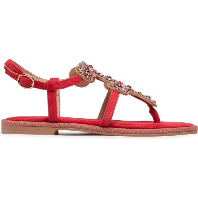 Sandály Alma En Pena V21449 Suede Red