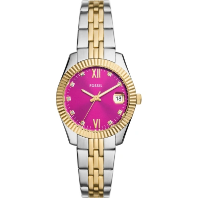 Hodinky Fossil Scarlette ES5337 Gold/Pink