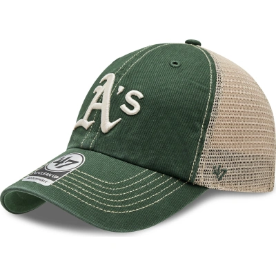 Kšiltovka 47 Brand Mlb Oakland Athletics TRWLR18GWP Dgd Dark Green