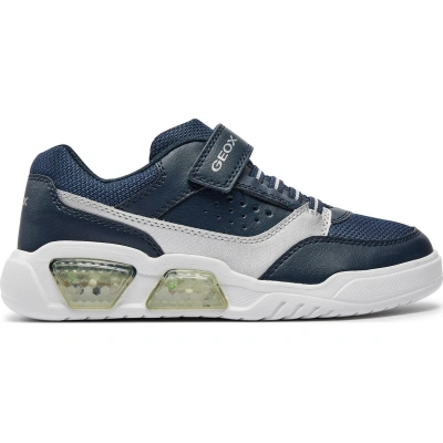 Sneakersy Geox J Illuminus Boy J45GVC 0BU11 C0673 DD Navy/Silver