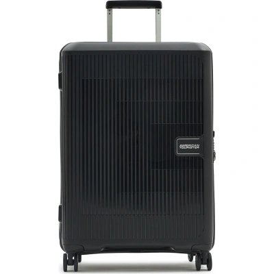 Střední Tvrdý kufr American Tourister Amt Aerostep 146820 1041 1I9NU Black