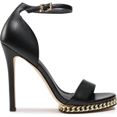 Sandály MICHAEL Michael Kors Jordyn Chain Platform 40F3JOHS2L Black